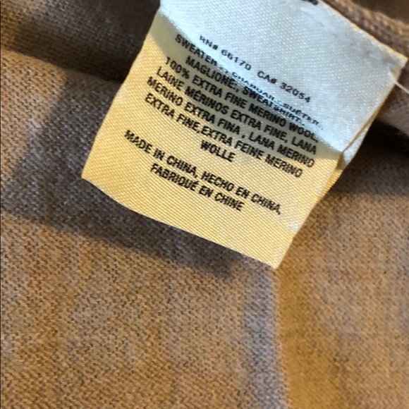 Anthropologie 3/4 sleeve v neck v back sweater - Picture 2 of 3